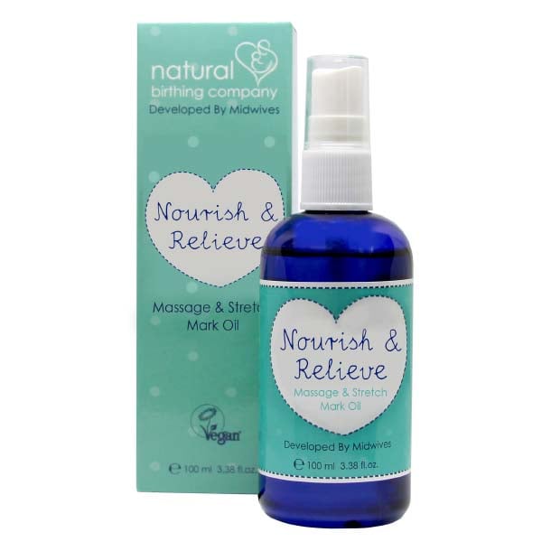 Natural Birthing Company - Nourish & Relieve Massage & Stretch Mark Oil 100 ml