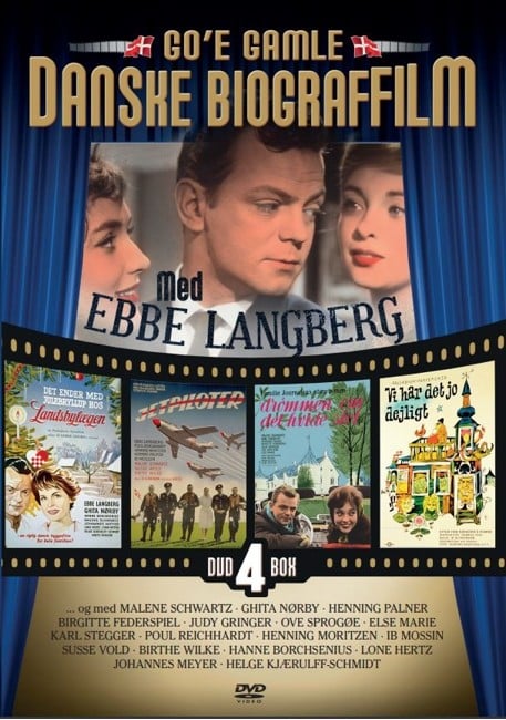 Ebbe Langberg - Go'e Gamle Danske Biograffilm 4 DVD Boks