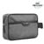 Vittorio - Washbag 100% Recycled Plastic Grey - Kulturbeutel thumbnail-4