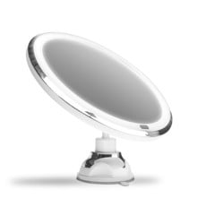 Gillian Jones - Suction Cup Mirror w. Adjustable LED Light, Touch Function & 10x Magnification