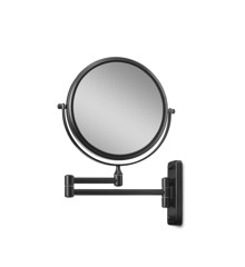 Gillian Jones - Double-Sided Wall Mirror w. x10 Magnification - Black