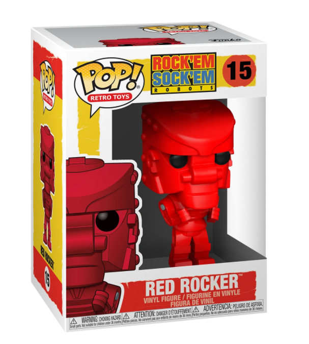 Funko Pop! Retro Toys: Rock'Em Sock'Em Robots - Red Rocker 15 (51321)