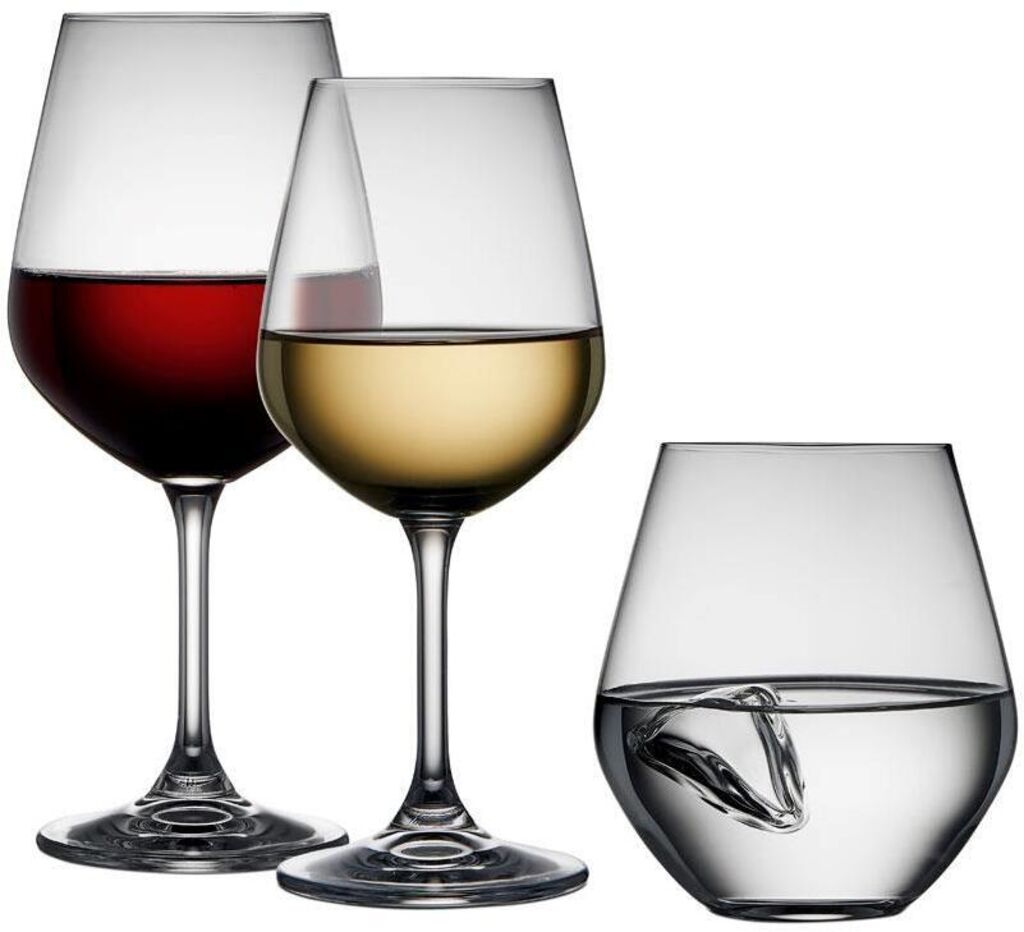 Lyngby Glas - Crystal Glass Set 18 parts (12306)