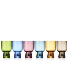 Lyngby Glas - Color tumblers 30 cl 6 pc