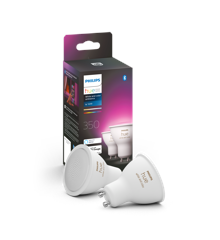 Philips Hue -  GU10 2-Pack - White & Color Ambiance - E