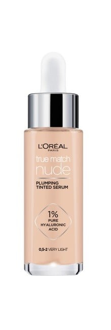 L'Oréal - True Match Nude Plumping Tinted Serum - Very Light 0.5-2