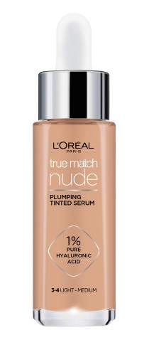L'Oréal - True Match Nude Plumping Tinted Serum - Light-Medium 3-4 - Skjønnhet