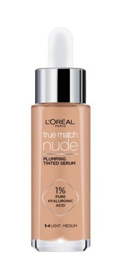 L'Oréal - True Match Nude Plumping Tinted Serum - Light-Medium 3-4