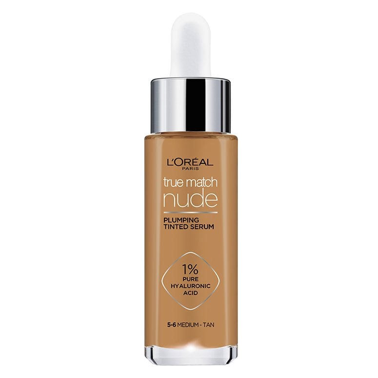 L'Oréal - True Match Nude Plumping Tinted Serum - Medium-Tan 5-6 - Skjønnhet
