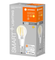 Ledvance - SMART+ Mini Ball 40W/827 klar filament E14 - WiFi
