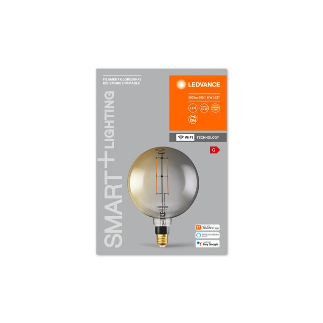 Ledvance - SMART+ Filament Globe Dimmable 42 6 W/2500 K E27 - S