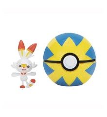 Pokemon - Clip'N Go - Scorbunny & Quick Ball (PKW2653)
