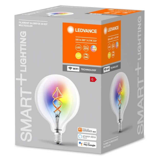 Ledvance - SMART+ Globe 125 RGBW Filament E27 WiFi