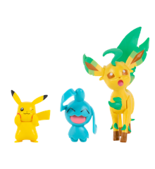 Pokemon - Battle Figure Set 3 pack - Pikachu, Wynaut & Leafeon (PKW0178)