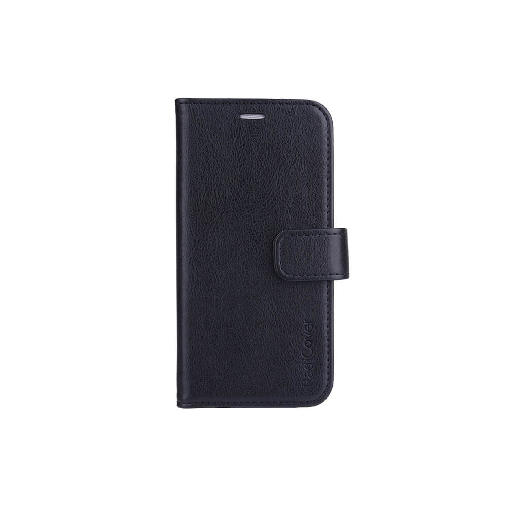 RadiCover - Radiationprotected Mobilewallet iPhone - iPhone 13 Mini Flipcover Black