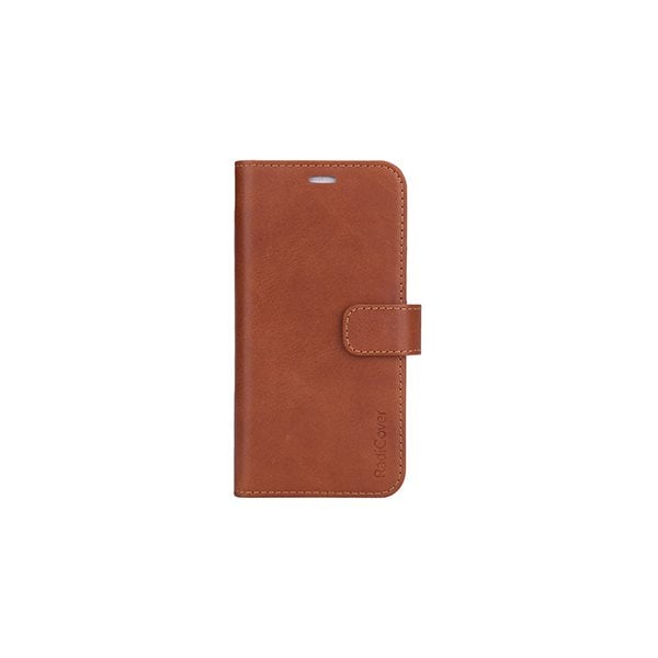 RadiCover - Radiationprotected Mobilewallet Leather iPhone - iPhone 13 Exclusive 2in1 Brown