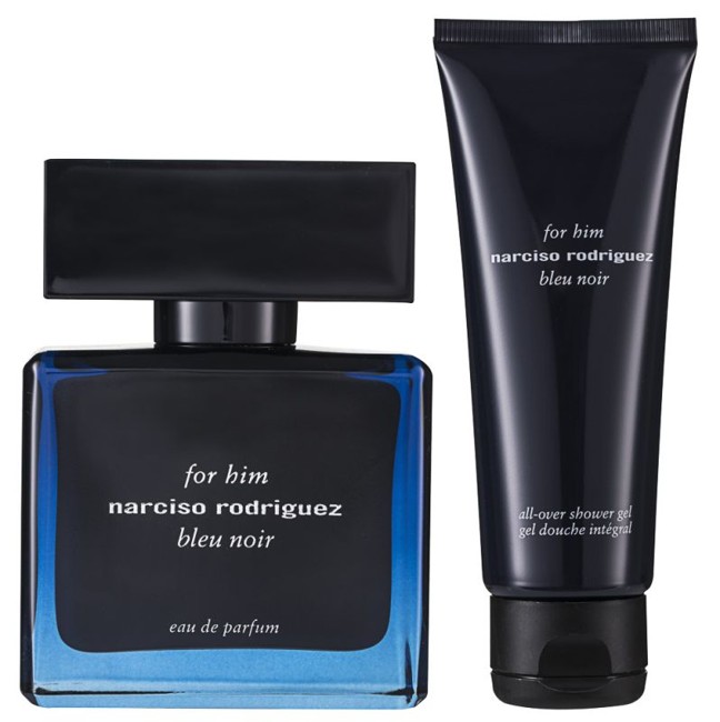Narciso Rodriguez - For Him Bleu Noir EDP 50 ml + Shower Gel 50 ml - Gavesæt