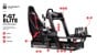 Next Level Racing - F-GT Elite Formula & GT Aluminium Profile Simulator Cockpit - Wheel Plate Edition - S thumbnail-6