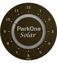 ParkOne - Solar Black Electronic Parking Disc