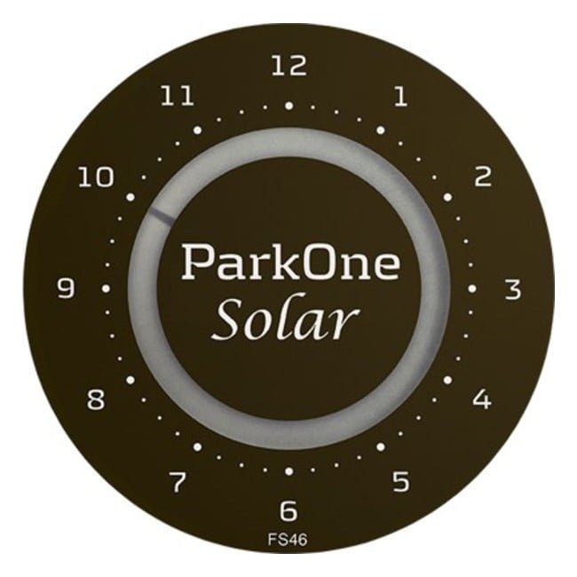 ParkOne - Solar Black Electronic Parking Disc