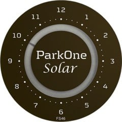 ParkOne - Solar Black Electronic Parking Disc