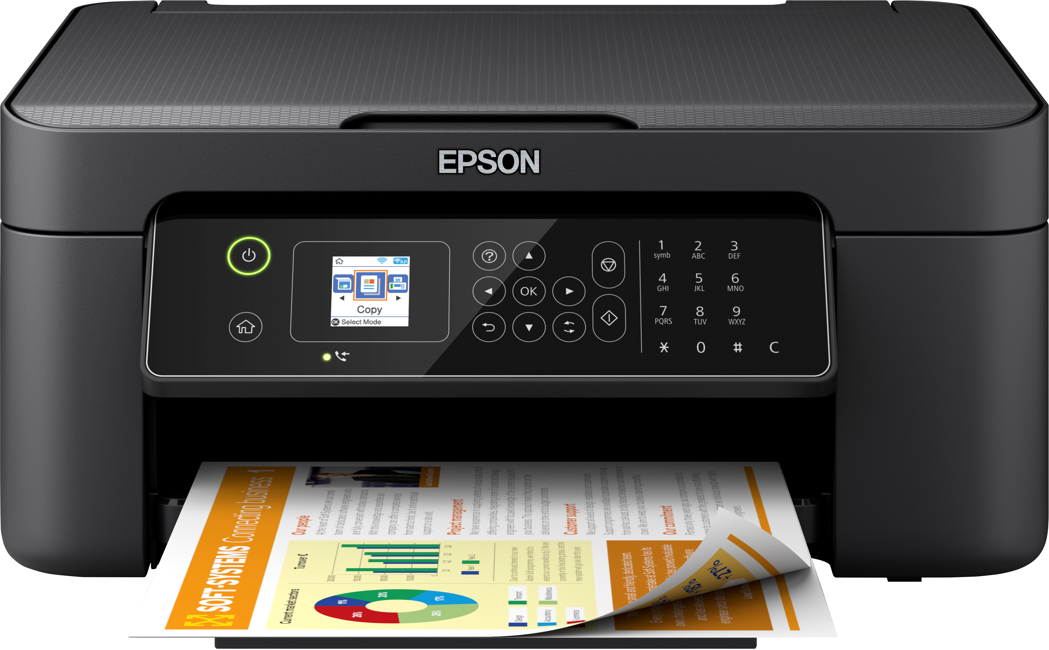 Epson - WorkForce Pro WF-3820DWF Print, Scan, Copy, Fax,