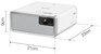 Epson - EF-100W transportabel Laser Projector, hvid thumbnail-4