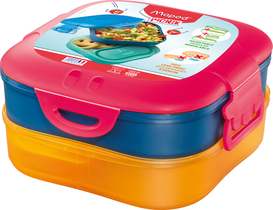 Maped - Lunch Box - 3-in-1, 1.4 l. - Red (870701)