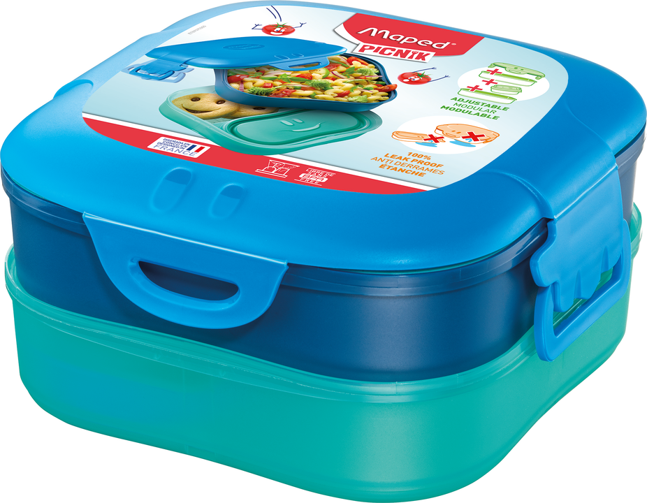Maped - Lunch Box - 3-in-1, 1.4 l. - Blue (870703) - Leker