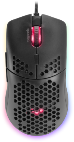 Speedlink - SKELL Leichte RGB Gaming-Maus, schwarz