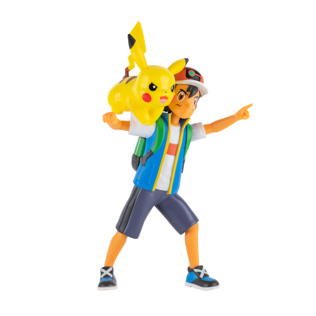 Pokemon - Battle Feature Figure - Ash & Pikachu W10 (PKW2473)