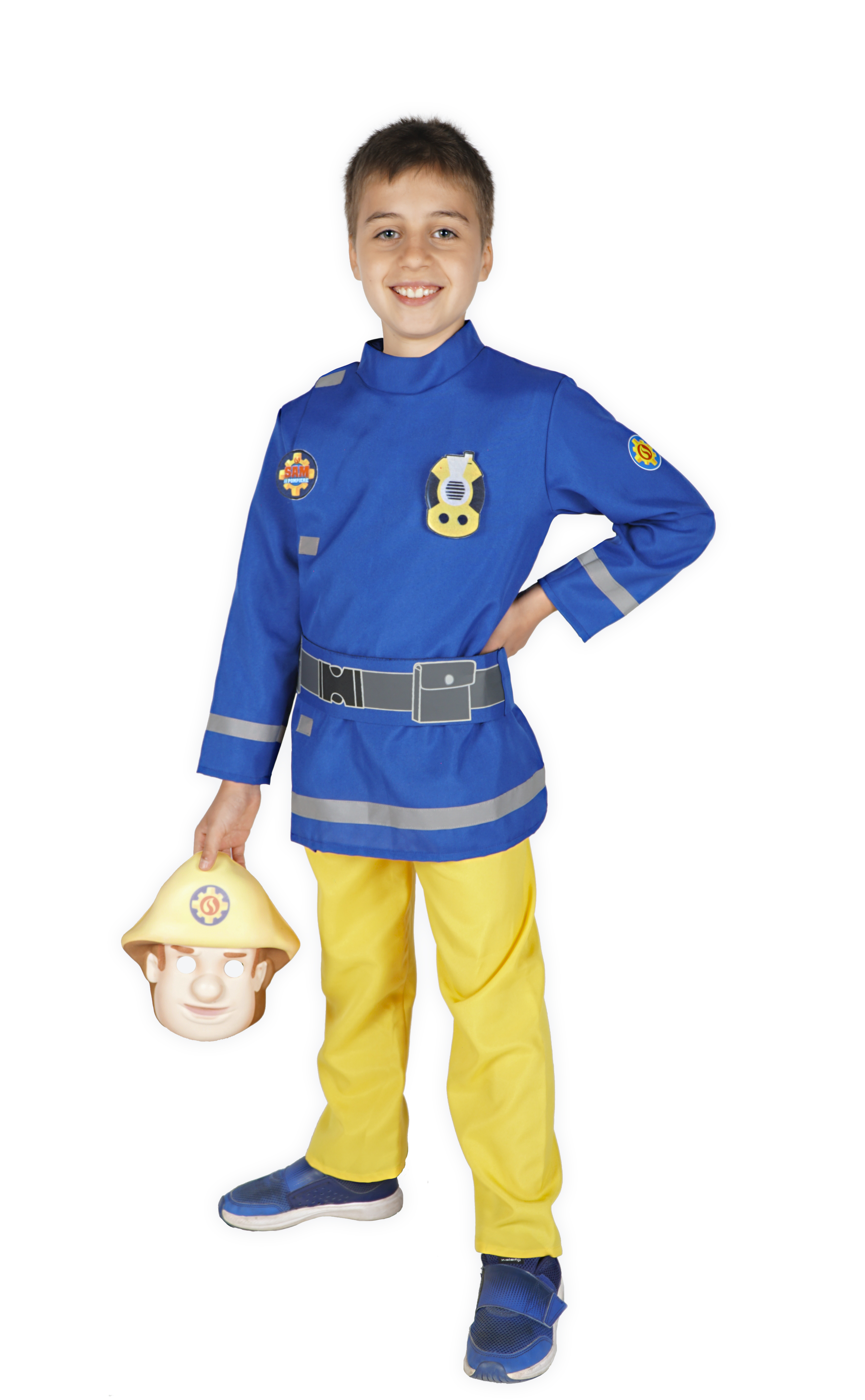 Ciao - Kostume - Brandman Sam (107 cm) - Blue/Yellow - 107 - Fri fragt