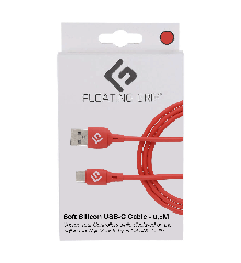 Floating Grip 0,5M Silicone USB-C Cable (Red)