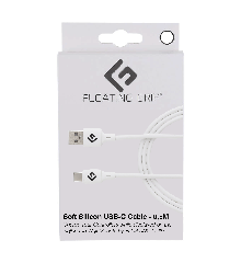 Floating Grip 0,5M Silicone USB-C Cable (White)