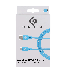 Floating Grip 3M Silicone USB-C Cable (Blue)