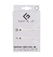 Floating Grip 3M Silicone USB-C Cable (White)