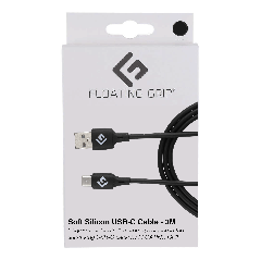 Floating Grip 3M Silicone USB-C Cable (Black)