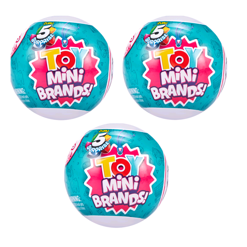 5 Surprises - Mini Brands - Toys - Serie 1 (Wave 2) (3 pcs.)