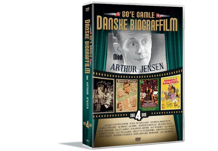 Arthur Jensen - Go'e Gamle Danske Biograffilm (4 disc)