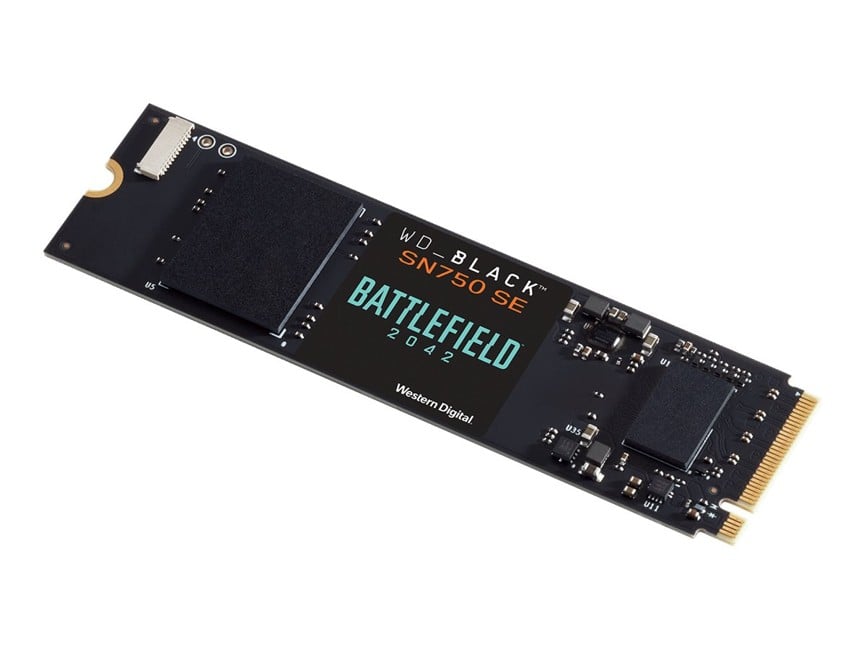 WD BLACK SSD 1 TB SN750SE NVMe Battlefield 2042 Edition