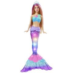 Barbie - Dreamtopia Twinkle Lights Havfrue Dukke (HDJ36)