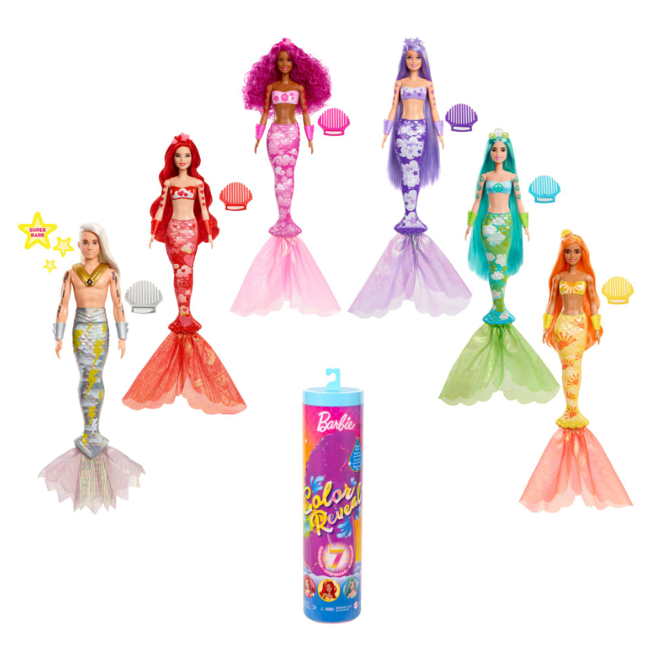 Barbie - Rainbow Havfrue Serie (HCC46)