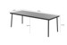 Living Outdoor - Avernakoe Garden Table 220 x 90 cm -  Metal/Aluminium/Glass - Black/Light Grey  (48733) thumbnail-4