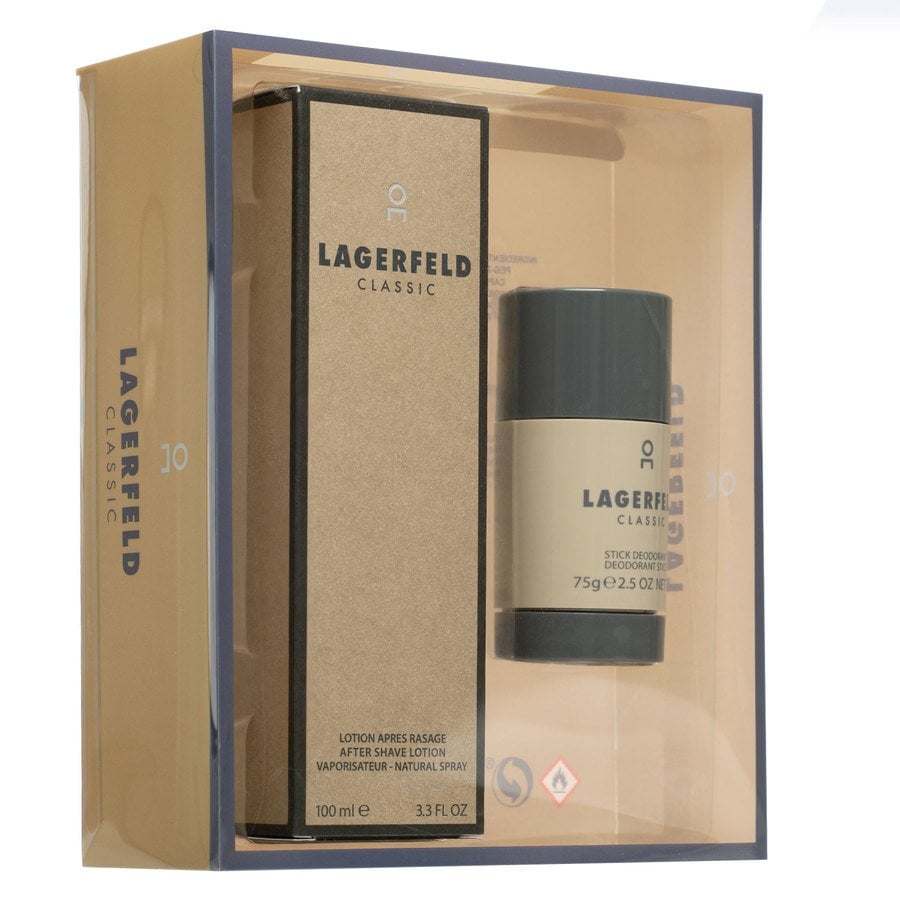 laser akavet sensor Køb Karl Lagerfeld - Classic Aftershave 100 ml + Deodorant Stick - Gavesæt