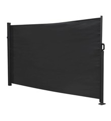 Living Outdoor - Kalvoe Pull Fence 3 x 1,6 meter - Aluminium/Polyester - Black (49118)