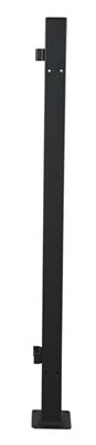 Living Outdoor - Kalvø Pole for Pull Fence 7 x 7 x 140 cm - Metal - Black (621680)
