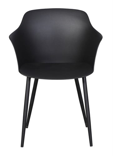Living Outdoor - Moen Garden Chair - Metal/Plast - Black/Black (47881)