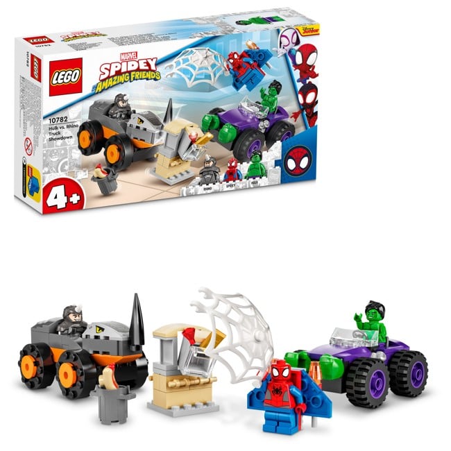 LEGO Marvel - Hulk og Rhinos truck kamp (10782)