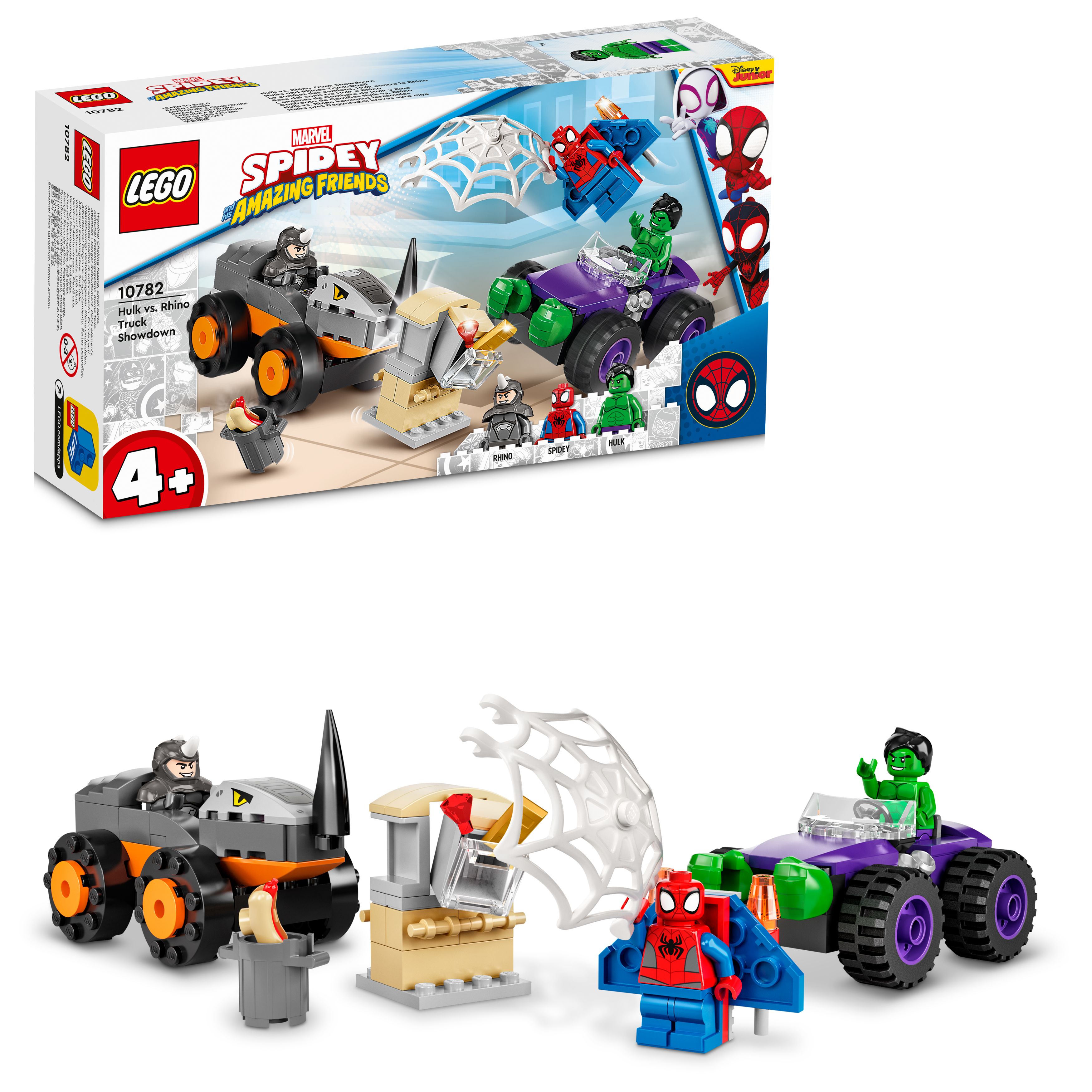 LEGO Marvel - Oppgjør mellom Hulk og Rhino-truck (10782) - Leker