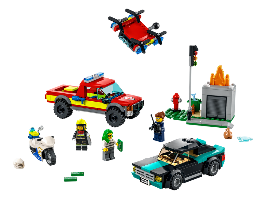 LEGO City - Firefighting and police hunting (60319)